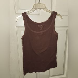 Women's Faded Glory (Size Ladies M 8 - 10)  Tank Top Brand Brown